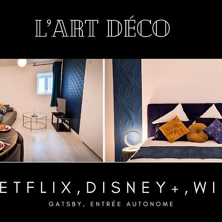 L'Art Deco 3 Etoiles Wifi, Netflix, Disney, Coeur De Bastide Villefranche-de-Rouergue Exterior foto
